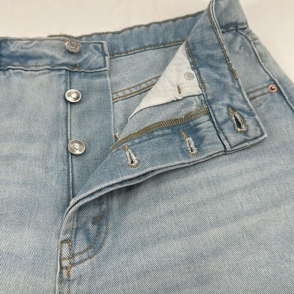 Wild Fable Shorts Wm 10/30 Highest Rise Cutoff Denim Jean Raw Edge Target - Picture 6 of 7